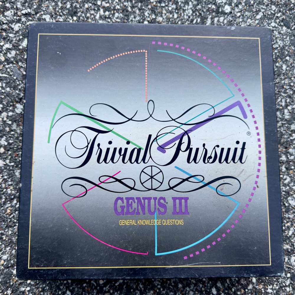 Trivial Pursuit Genus III Board Game